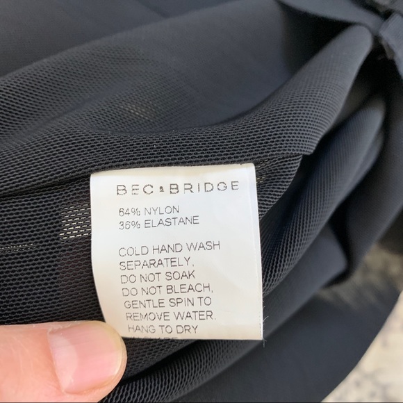 Bec & Bridge Parallel Halter Cutout Mesh Dress - Picture 11 of 13